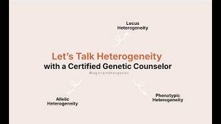 Let's Talk Heterogeneity