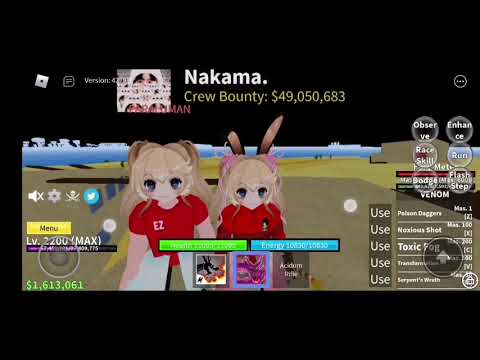 VENOM GIVEAWAY ft. KYO 🐈🐕 #ROBLOX #BLOXFRUITS #NAMI #ONEPIECE #NAKAMA #UPDATE17 #THIRDSEA