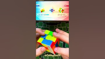 Gan i3 | Online Battle 2. Can I Win?!🤯(ASMR) #shorts #rubikscube