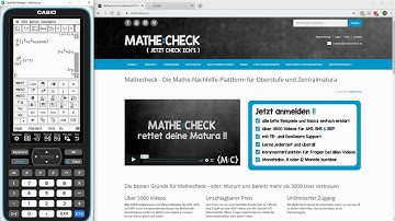 CASIO ClassPad II (fx-CP 400) - Funktionen Ableiten (Differenzieren)