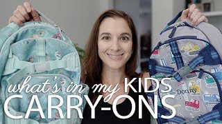 Kids CarryOns | What I Pack for My 4 & 6 Year Olds