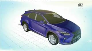 Кузов Lexus RX из старых рельс  “Сделано из вторсырья“