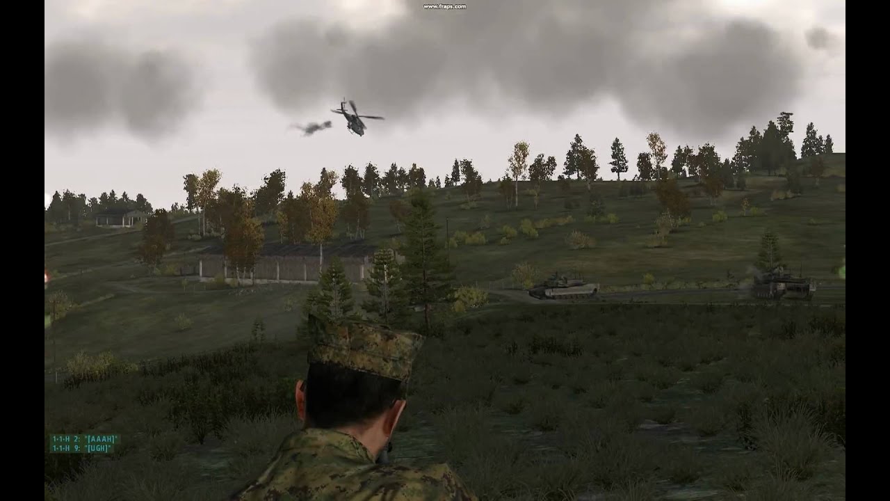 Arma 2 sunset city assault officer  view