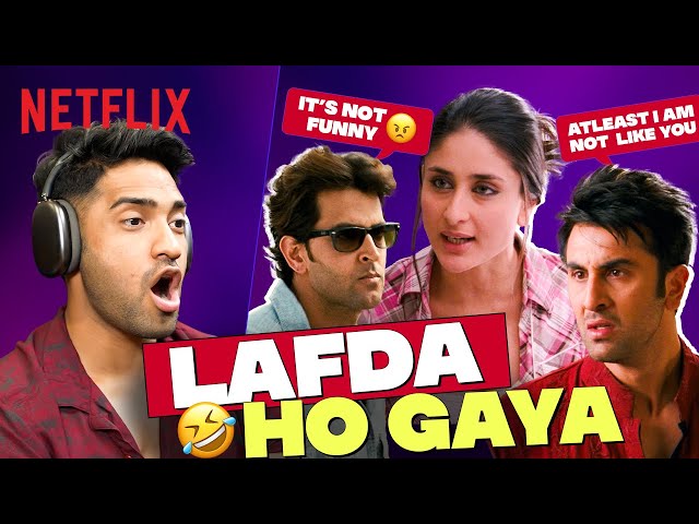 @Thugesh REACTS to Bollywood's EPIC LAFDA Scenes 🤯 | Netflix India class=