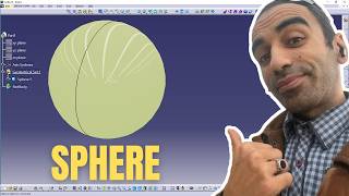 CATIA Generative Shape Design | How to Create a Sphere