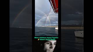 6 Rainbows in One Sky?! 🌈 A Rare Optical Wonder #shorts