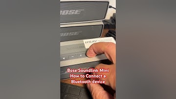 Bose oundLink® Mini Bluetooth® speaker - Connecting a Bluetooth® device