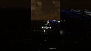 Malaysia Airlines A380: Night Approach and Landing on Runway 20C at Singapore Changi Airport