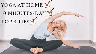 How To Start Yoga At Home For Beginners I Hatha Yoga For Beginners