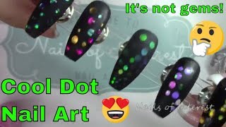 Cool 3D Raised Dot Art | Cool Way to Use Glitter Dots!