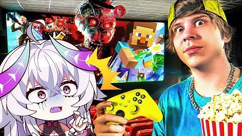 RUBIUS alquilo un CINE para JUGAR VIDEOJUEGOS | Ayaka Reacciona