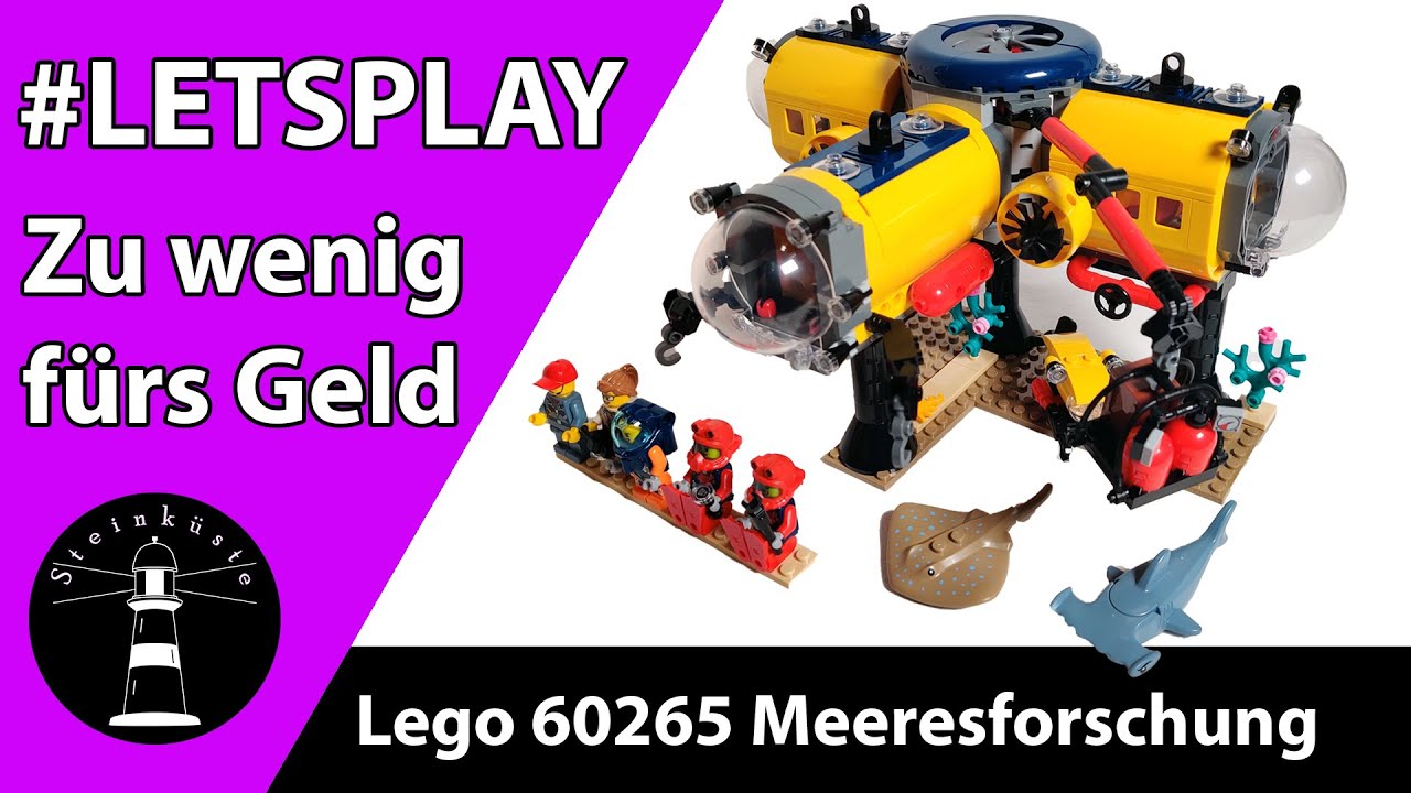 Let's Play - Lego® 60265 - Unterwasserspaß mit Rochen - Meeresforschungsbasis