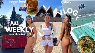 WEEKLY VLOG | aus diaries_01 // travel with me, arriving + exploring in Sydney