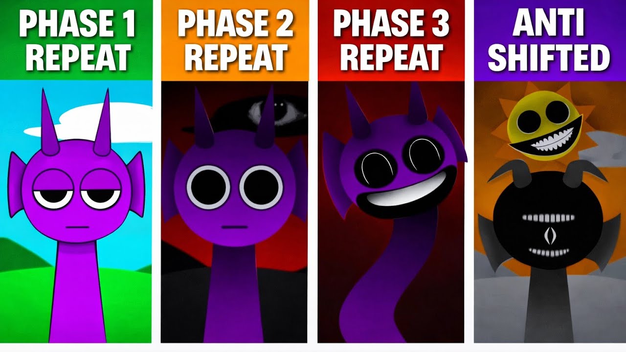 🔥 Sprunki Phase 1, 2 & 3 REPEAT After Anti Shifted Phase 3 — CRAZY Mod Chaos!