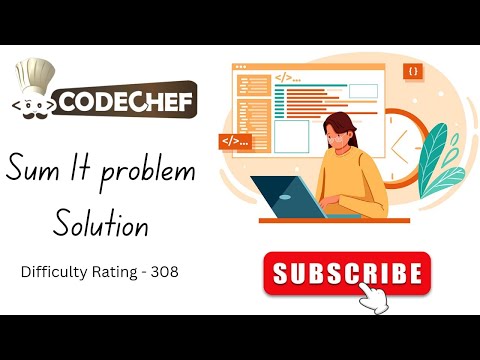 CodeChef  Sum it   Problems  Solution
