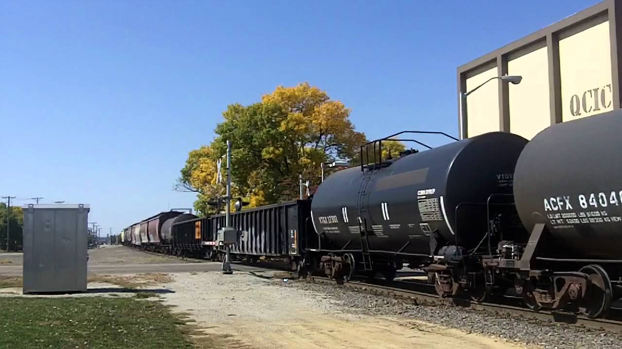 BNSF 2015 w/ Nice Horn Leads Barstow Local, Rock Island, IL