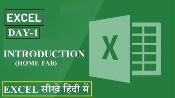 CCC | MS-Excel | Introduction | Home tab | By Computer Baba | 12:00 PM