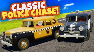 Classic Car Police Chases Are Absolute CHAOS in Brick Rigs! screenshot 1