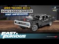 LEGO Technic 42111 Fast & Furious Dom's Dodge Charger - detailed preview