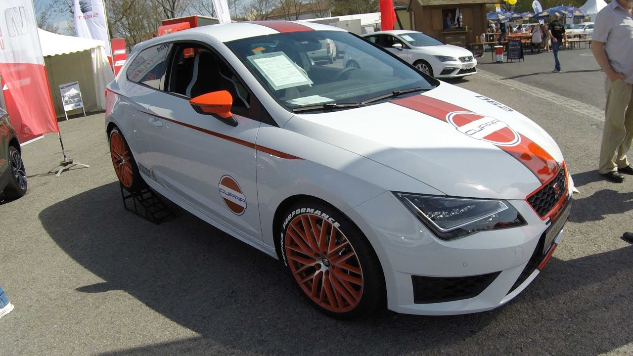 Seat Leon Sc 5f Cupra 290 Orange Line Nevada White Walkaround Interior Youtube