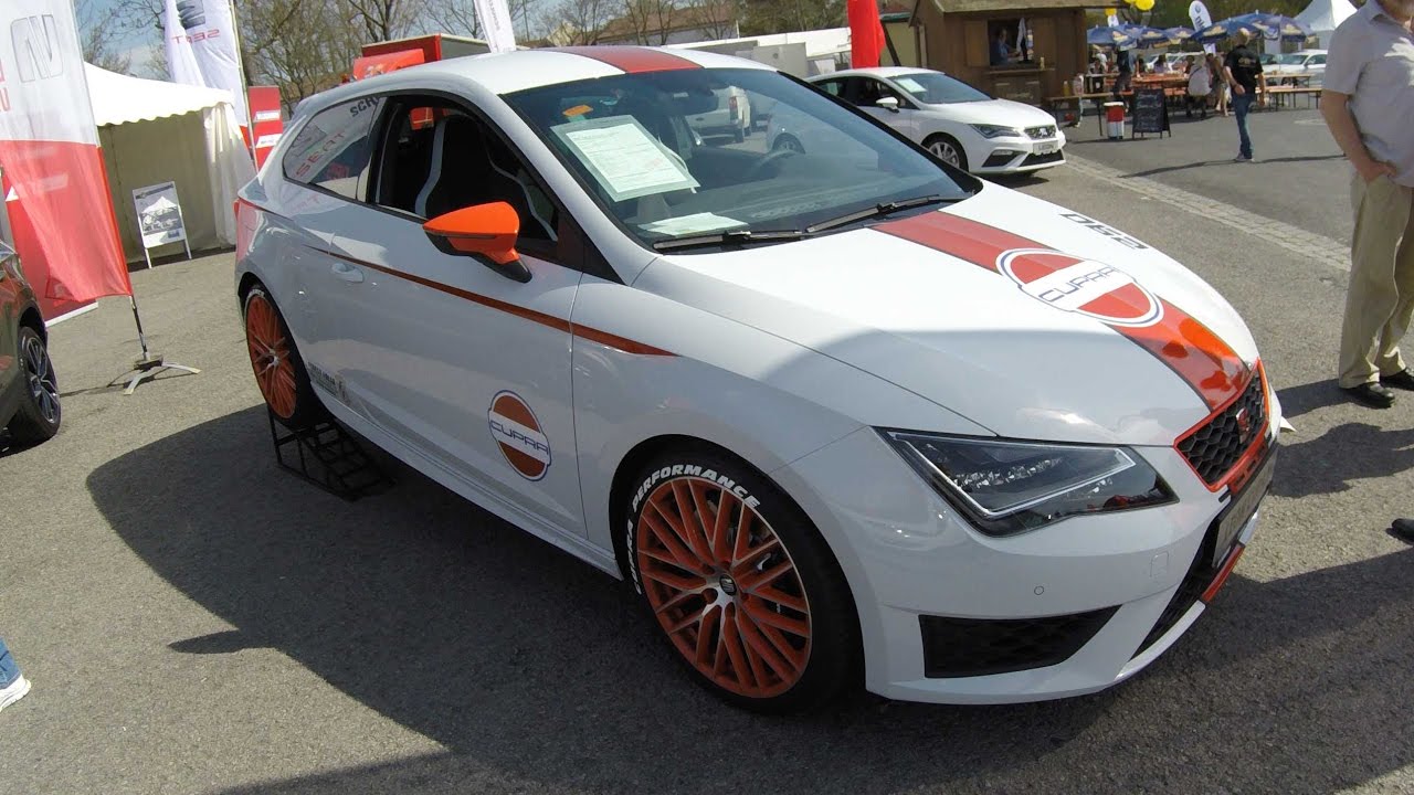 SEAT LEON SC (5F) CUPRA 290 ORANGE LINE !! NEVADA WHITE !! WALKAROUND +  INTERIOR !! - YouTube