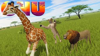 Leão DOMINADOR Lutando e Caçando no Reino! | Wild Savannah Gameplay 57 screenshot 2