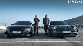 უტდ - AUDI RS7 vs Porsche Taycan Turbo - უცხო მტაცებლის წინააღმდეგ!