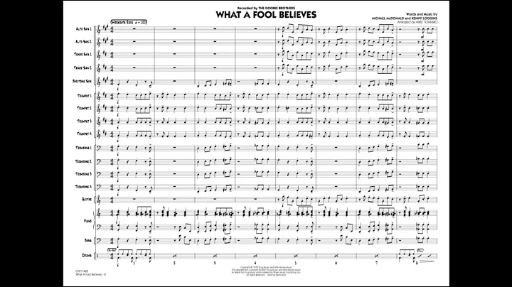 What a Fool Believes arranged by Mike Tomaro