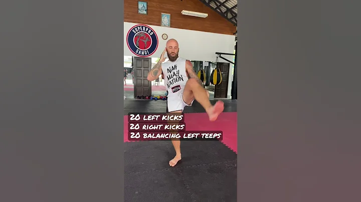 A quick Muay Thai kick workout to make you a better fighter 🥊