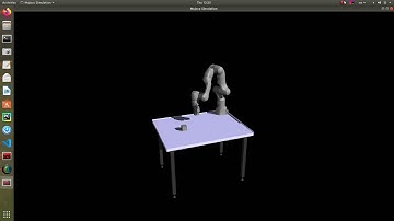 MuJoCo Franka Emika Panda arm simulation while training in RL Technique