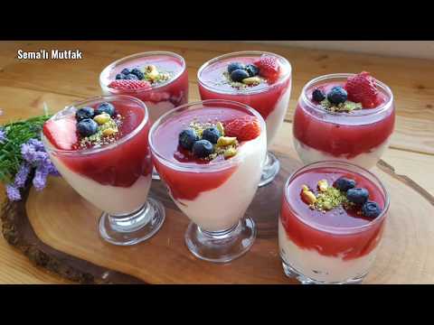 Panna Cotta (Türk Usulü Jelatinsiz )