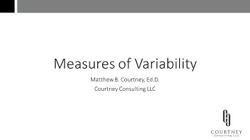 What are measures of variability?