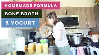 Homemaking this Spring | Canning Broth & Scratch Made Homemade Formula | Instant Pot Homemade Yogurt by Mountain Valley Refuge 756 views 1 month ago 8 minutes, 37 seconds