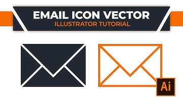 How to design an email, letter or envelope icon | 2 minutes illustrator tutorial