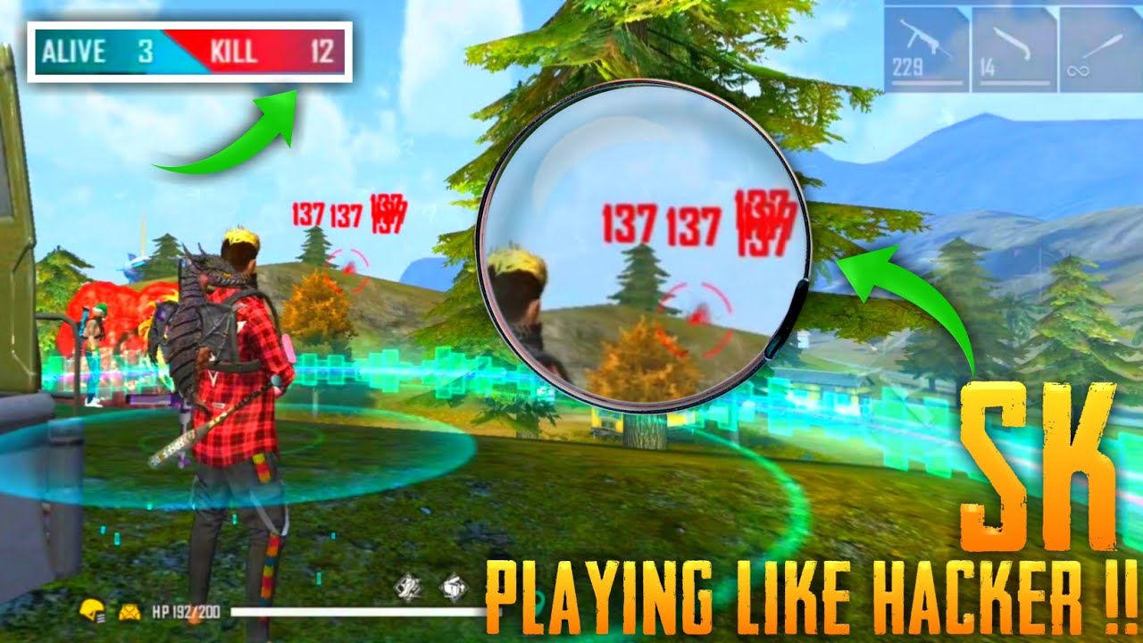 Sk Playing Like Hacker || Free Fire Tricks Tamil || Sk ...