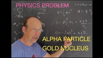 Physics Problem: Alpha Particle Shot at a Gold Nucleus