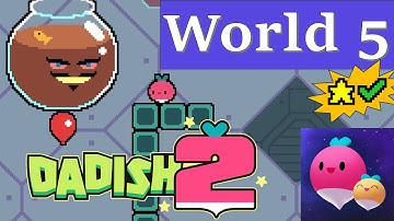 Dadish 2 - World 5: Levels 41-50 + Stars Walkthrough