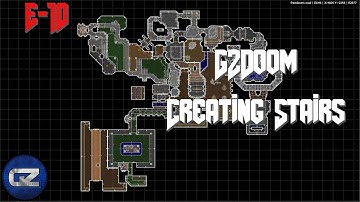 GZDoom Mapping -  Creating Stairs - Tutorial 10 | Ultimate Doom Builder(UDB)