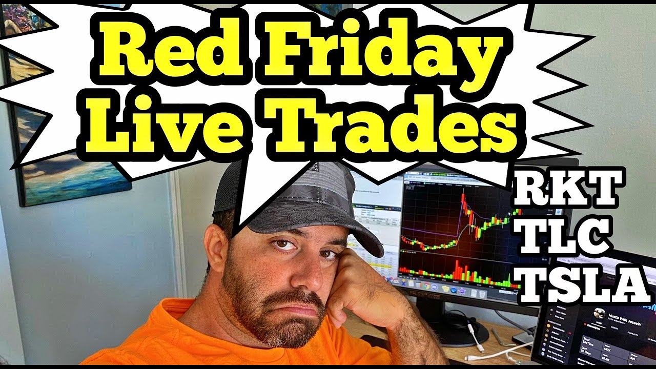Day Trading Recap Live Trades TSLA RKT VXRT