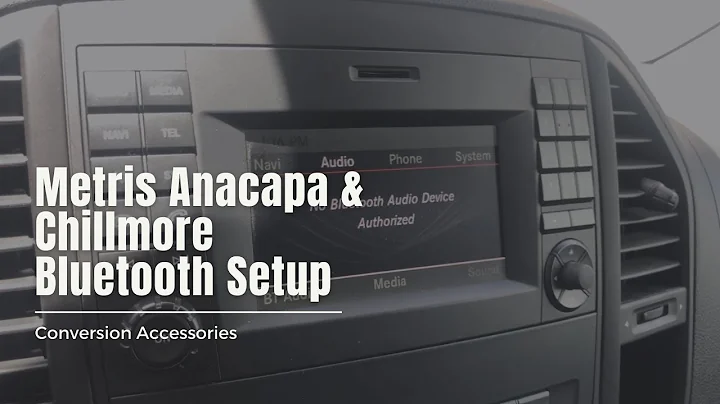 Metris Anacapa & Chillmore Bluetooth Setup