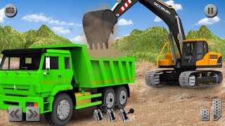 Sand Excavator Truck driving Video 1 screenshot 5