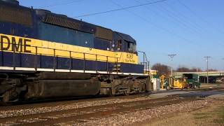 DM&E 6367 Leads Over Powered Freight
