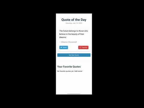 A Quote App | Task-2 | CodSoft Internship | @codsoft