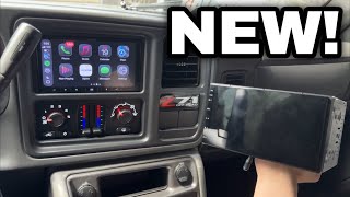 AINAVI DOUBLE DIN RADIO FOR MY SILVERADO Z71 SINGLE CAB!