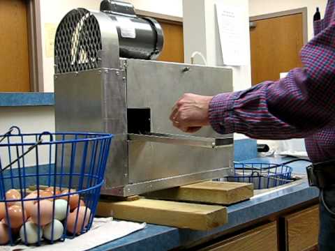 portable egg washer - YouTube