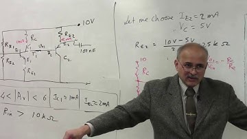 Lab Lecture of Design of Two stage Transistor Amplifier