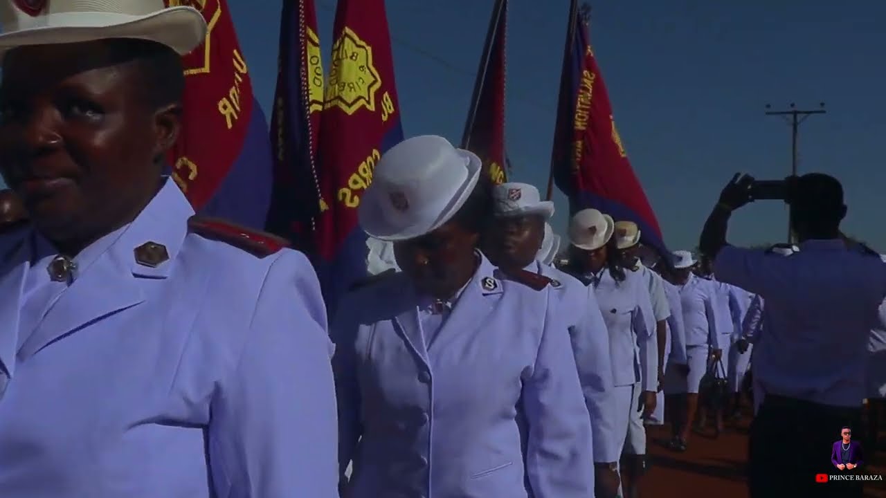 Majestic March : The Salvation Army KWT inspiring procession on commission & ordination day at Turbo