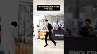 MOONWALK made easy🔥👟#funk #remix #moonwalk #tutorial #shortsfeed #slickback #mj #michaeljackson