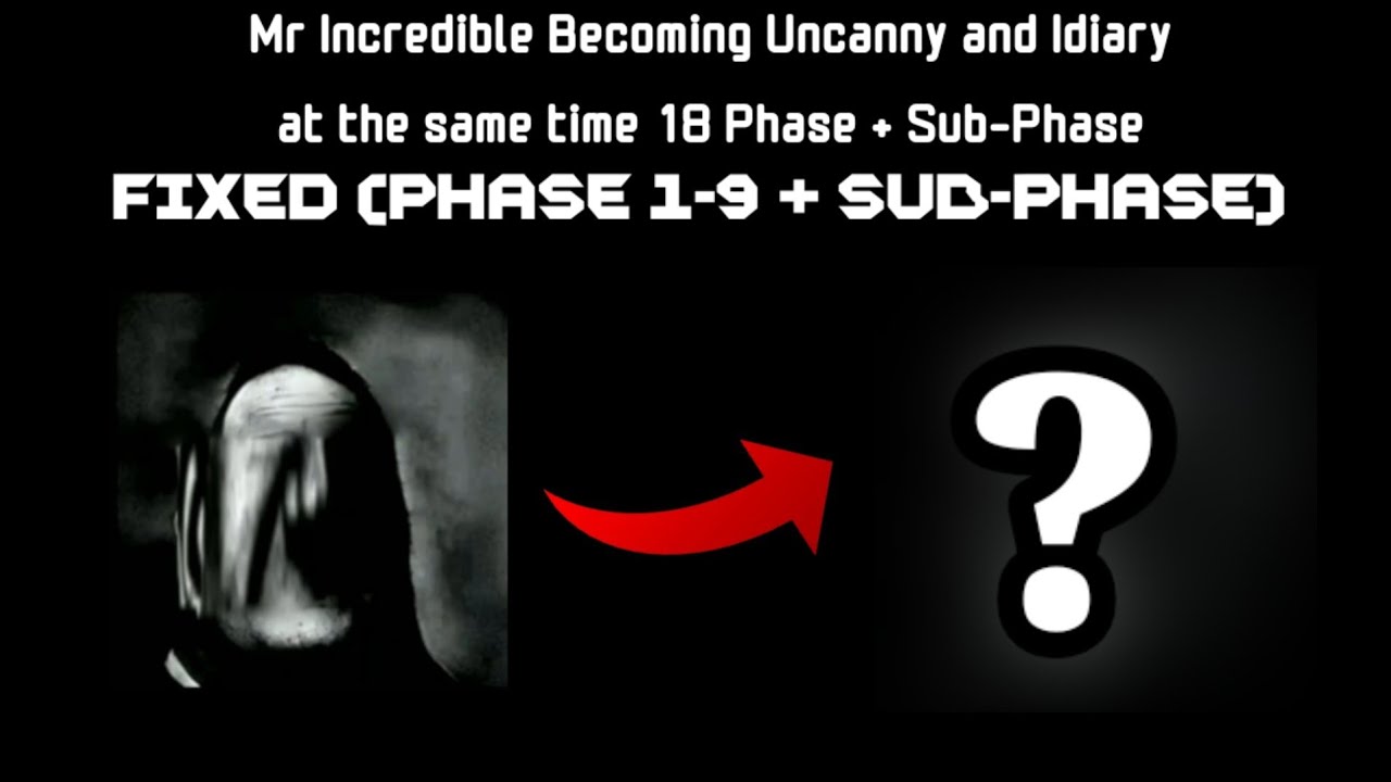 Mr Incredible Becoming Uncanny and Idiary at the same time (FIXED AND REUPLOAD)