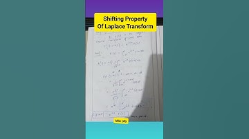 MSc physics 1st sem shifting property of Laplace transform #mscclasses #msc  #mscphysics